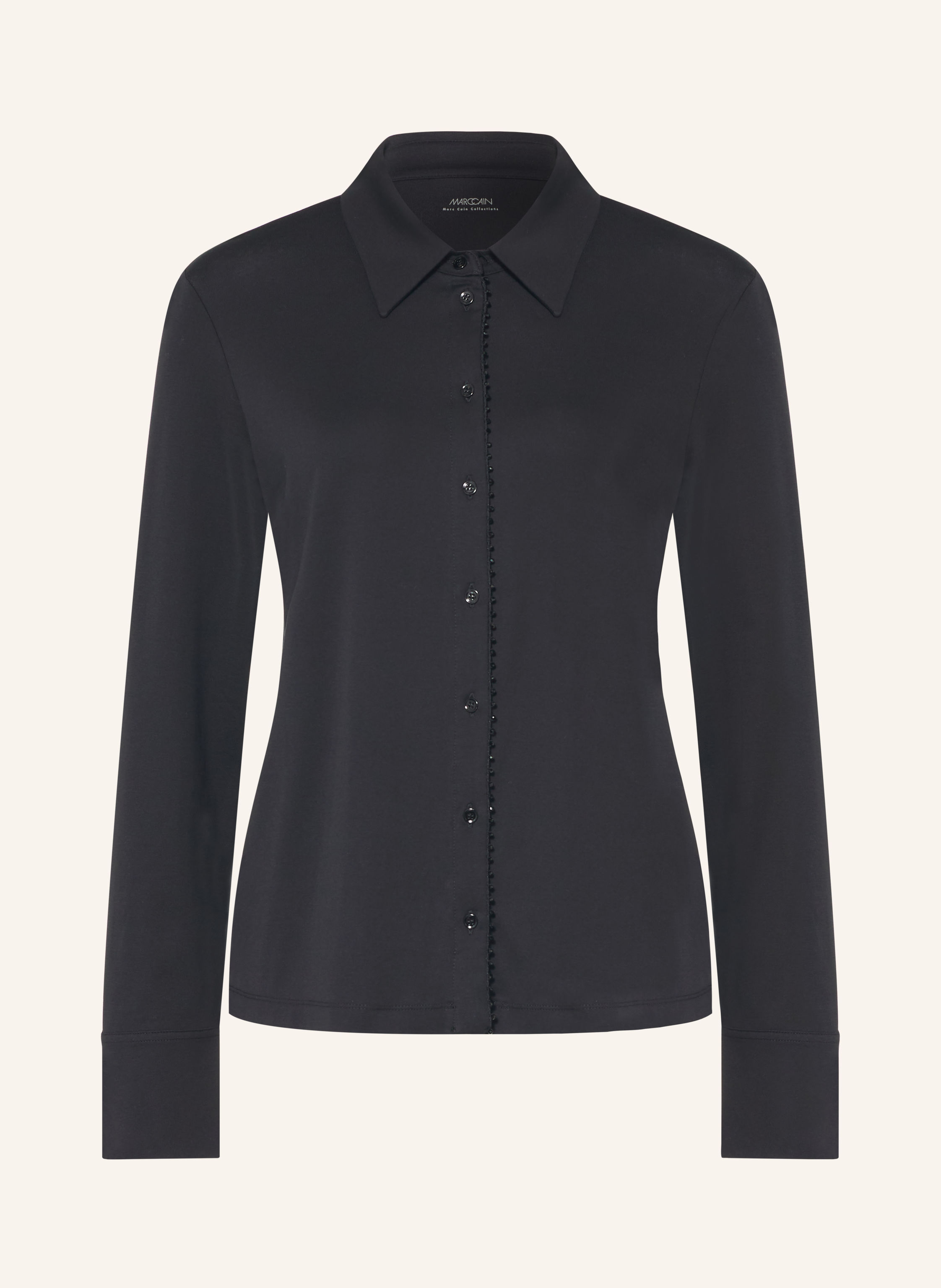 MARC CAIN Hemdbluse mit Schmucksteinen