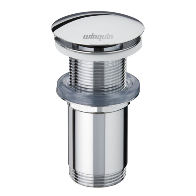 Bonde Click Clack pour lavabo sans trop-plein corps long INVENTIV