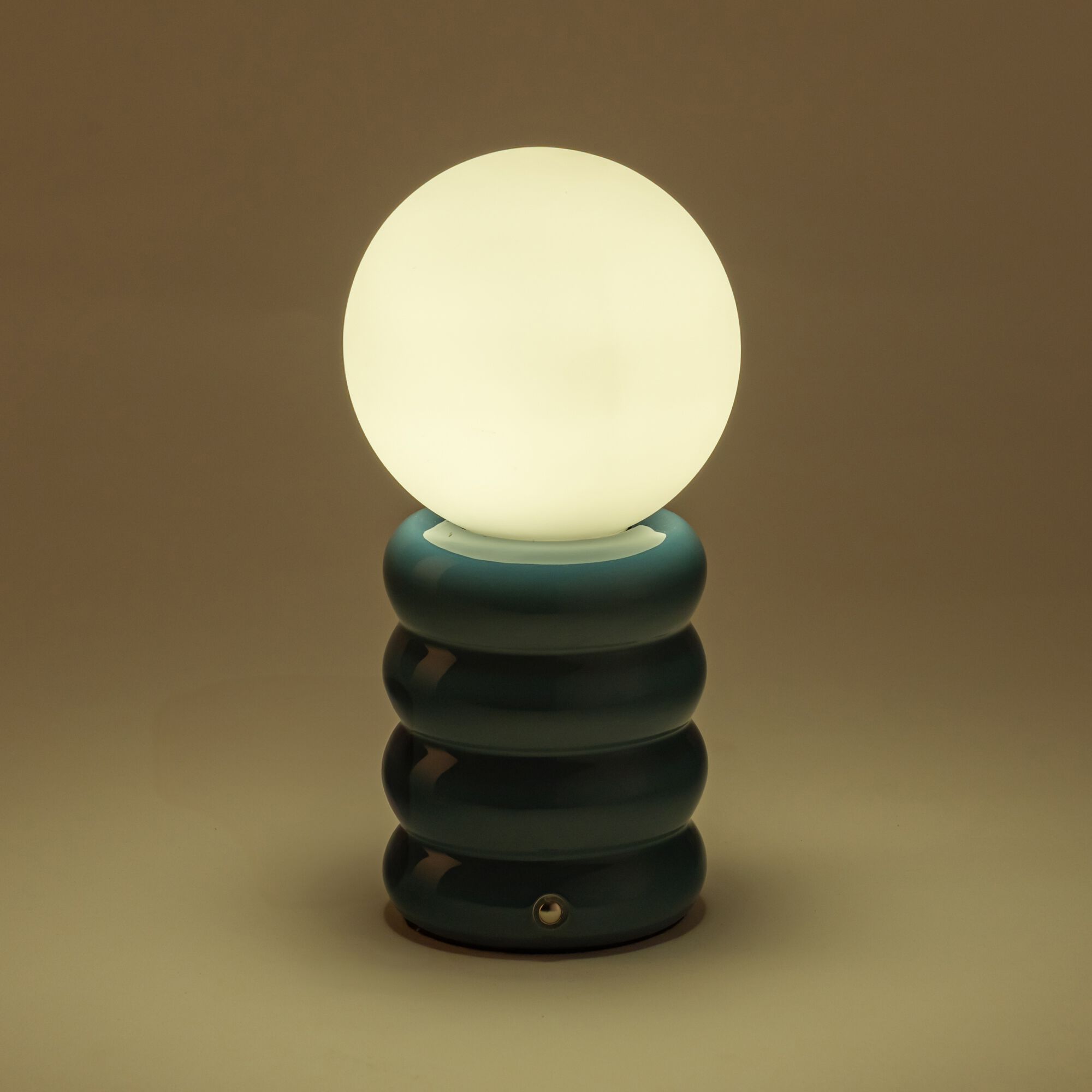 URANIA - Lampe à poser en céramique - bleu