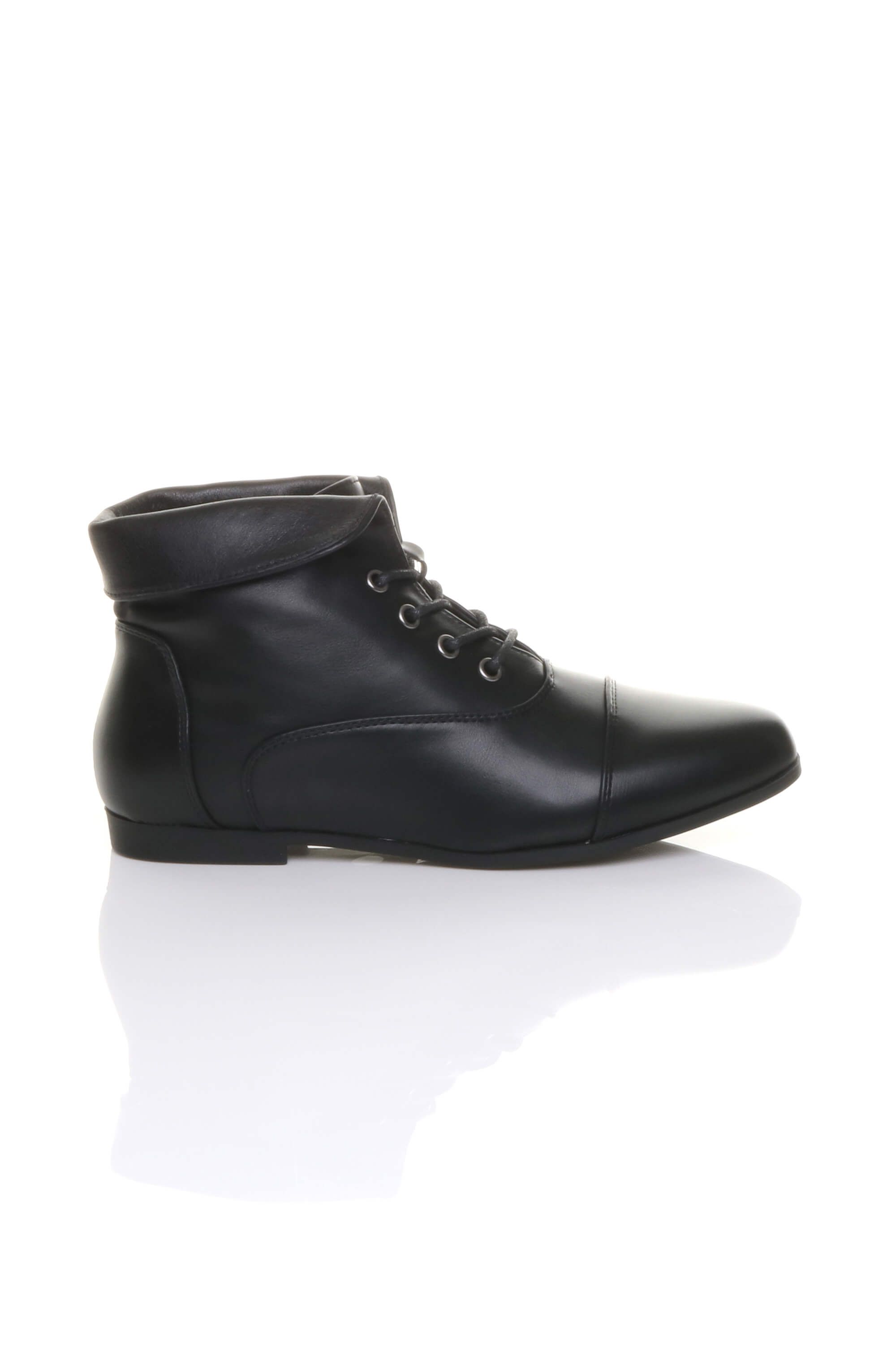 AJVANI Pixie Granny Ankle Boots