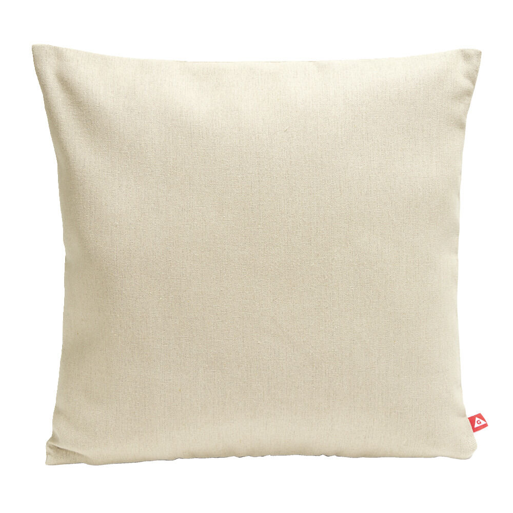 Housse de coussin carrée coton tissé avec fermeture 40x40cm - 2 modèles