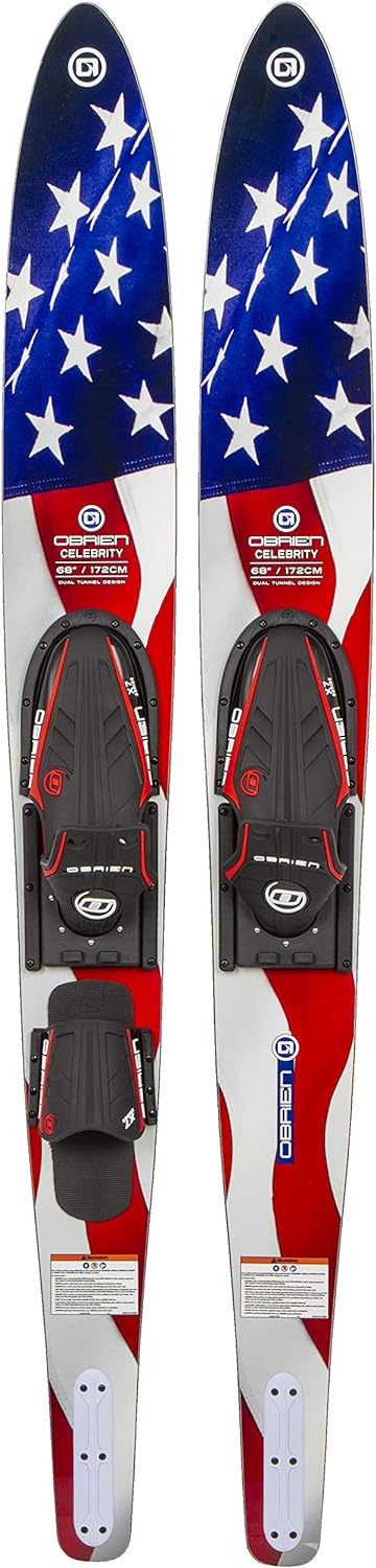 Celebrity 68 Water Ski w/X-7 Adjustable Bindings(MULTICOLOR/68)