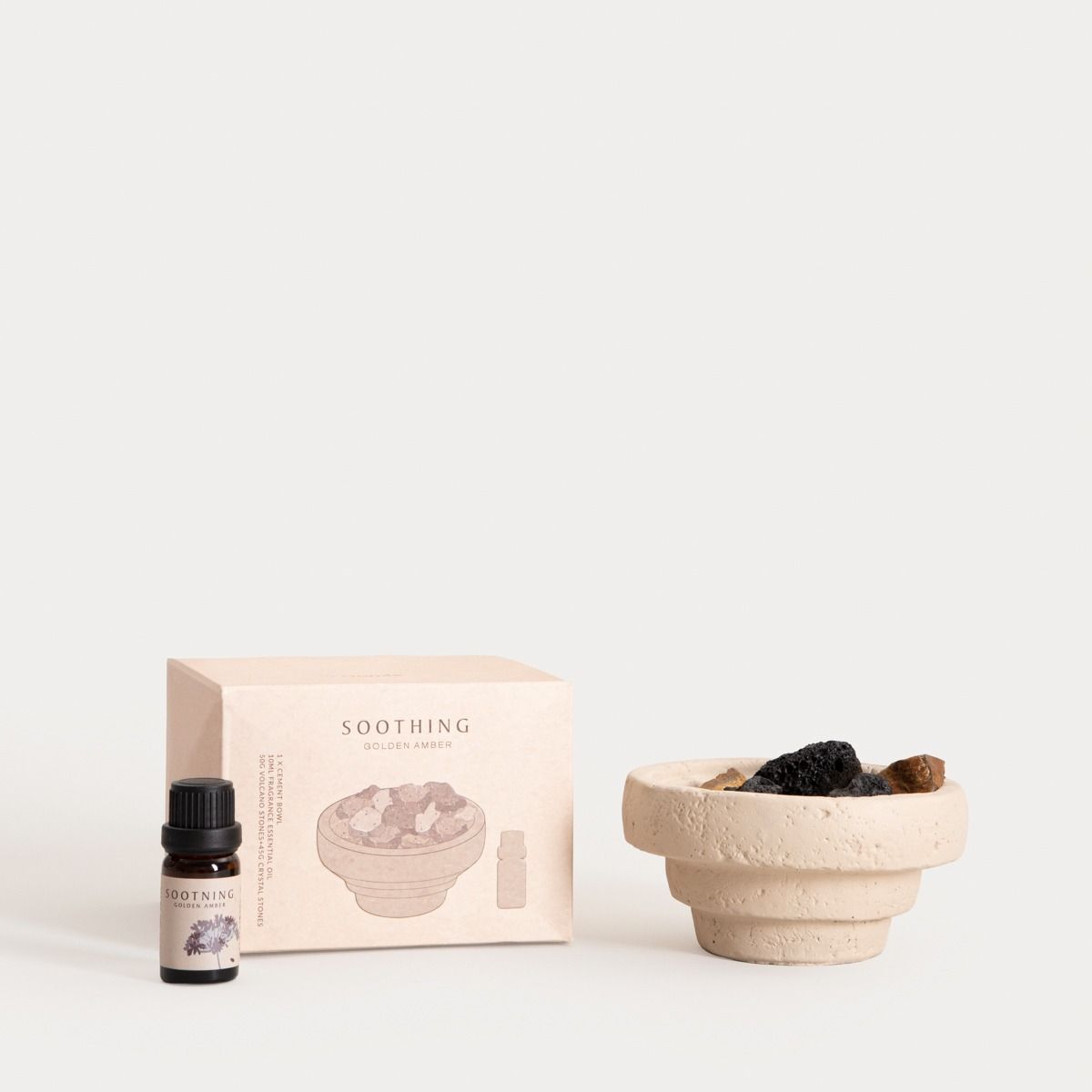 Zestaw zapachowy ZEN RITUAL z kamieniami wulkanicznymi i olejkiem 10 ml