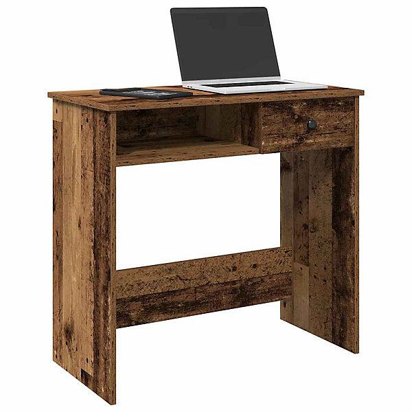 Bureau style vieux bois 80x40x75 cm bois d'ingénierie vidaXL