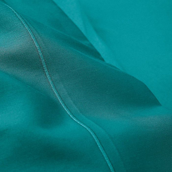 Drap plat percale de coton peigné 