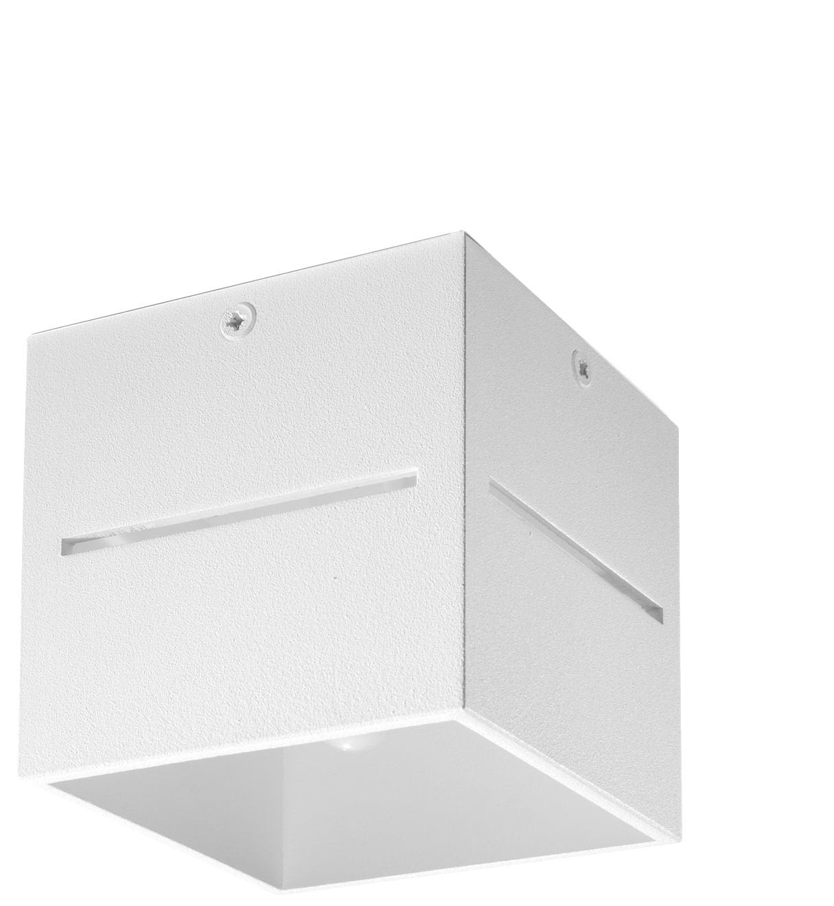 Sollux plafondlamp Lobo - 1 lichts - 10 x 10  cm - wit