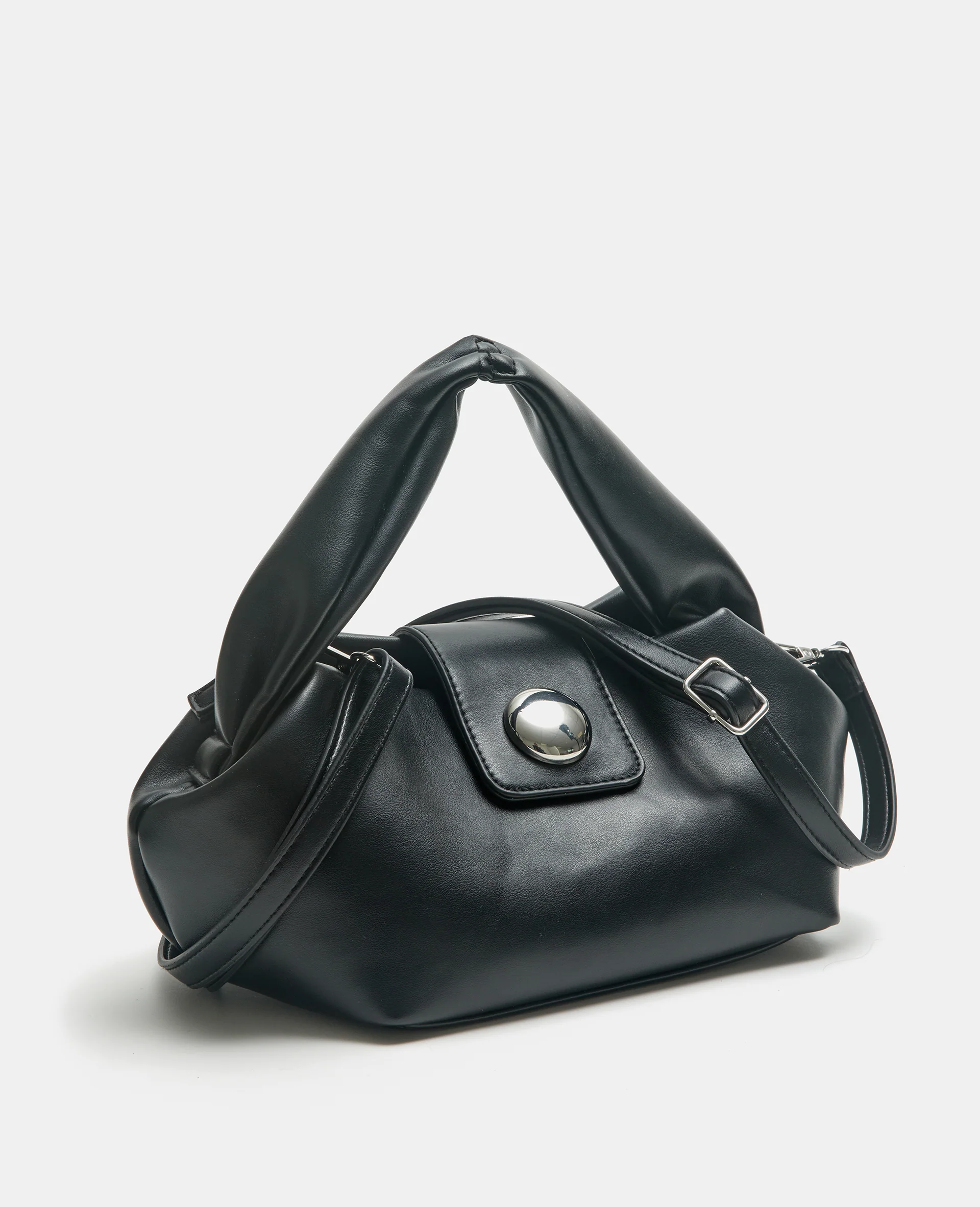 Sac avec grosse pression, poignée et bandoulière