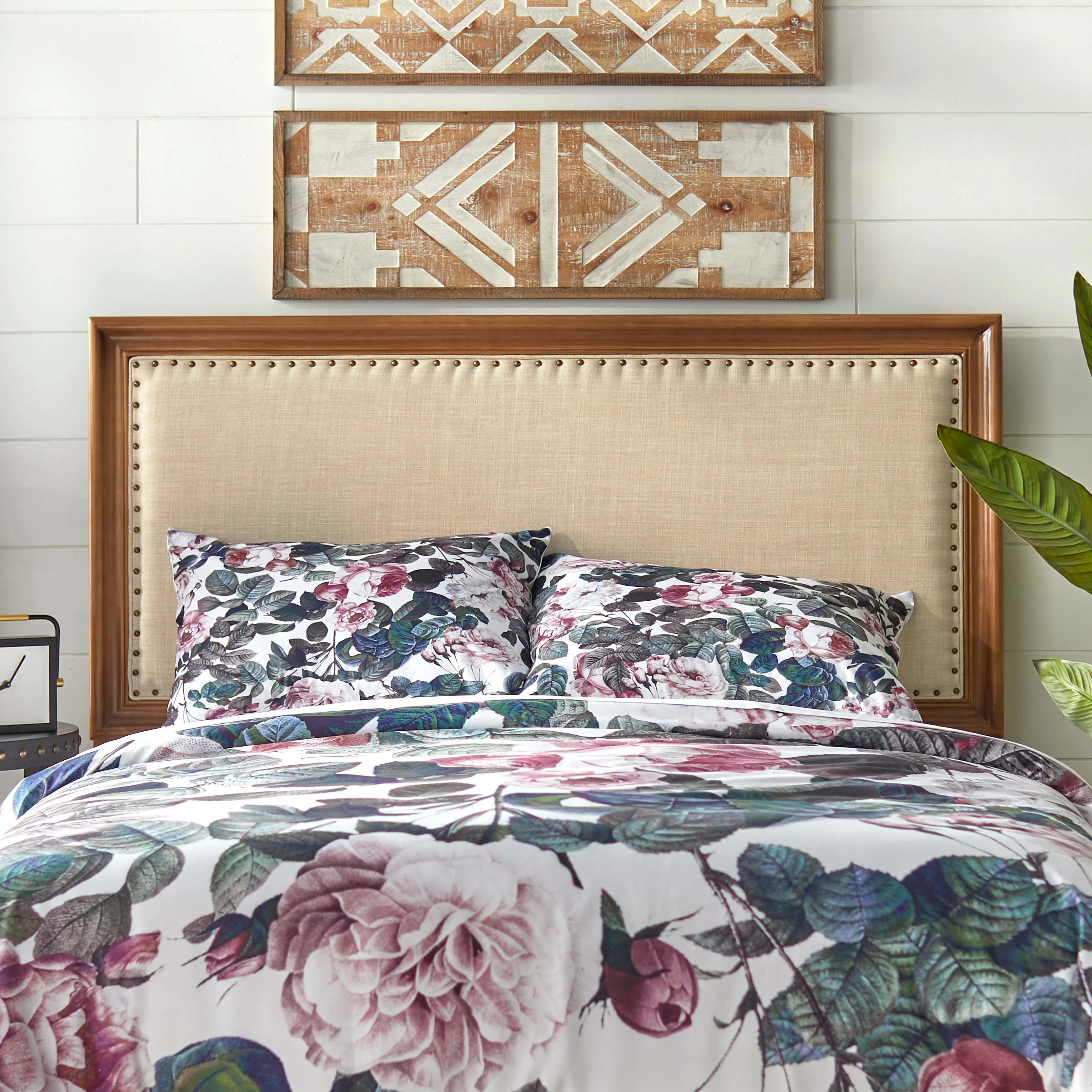 Simple Living Shaye Upholstered Queen Headboard