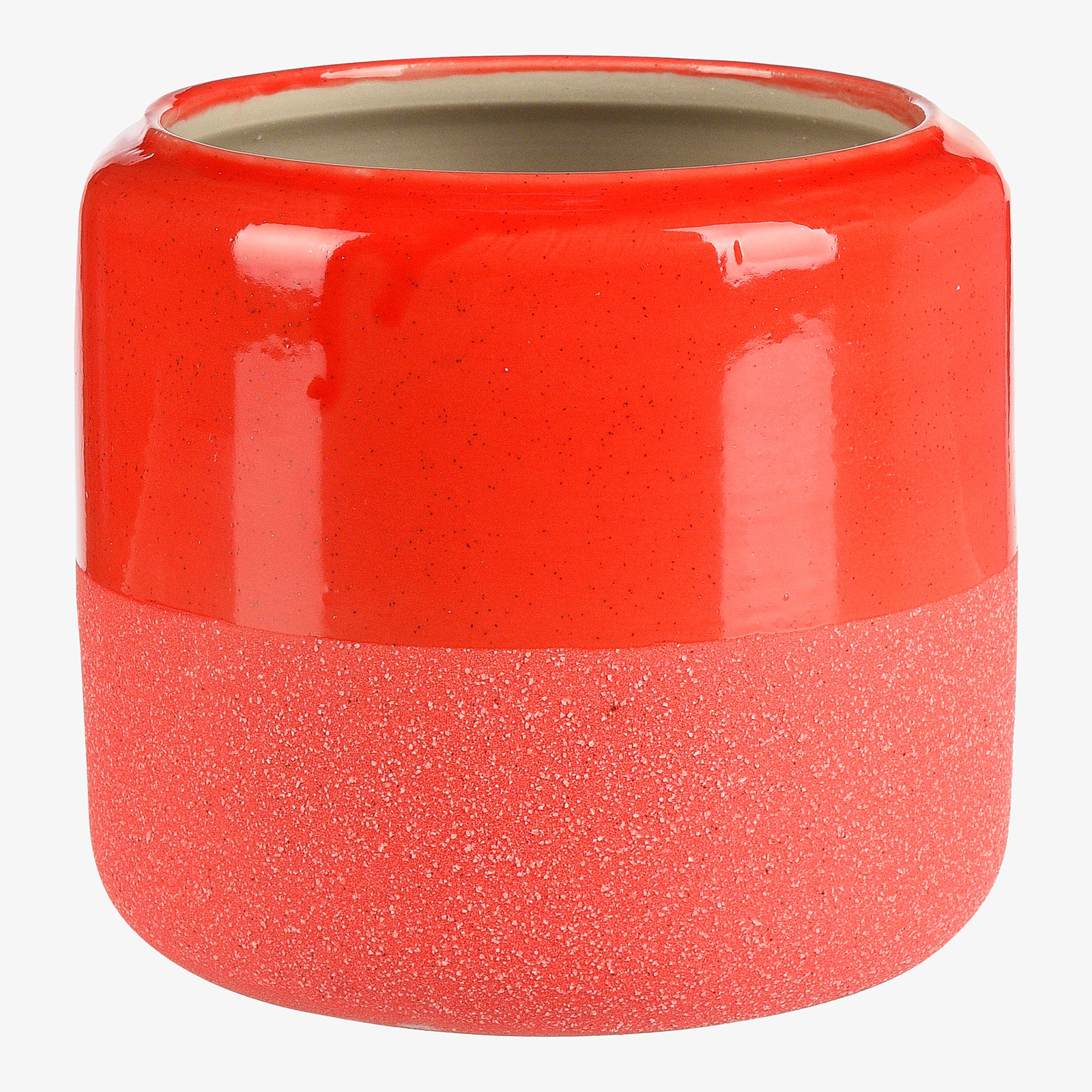 Übertopf Sandy Orange, ⌀ 13.5 cm, H 125 mm