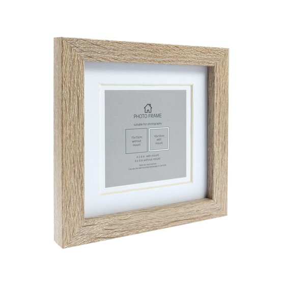 Light Oak Effect Photo Frame 15cm x 15cm