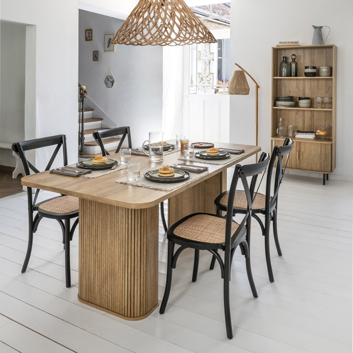 Chair "Isak" Beech, Black