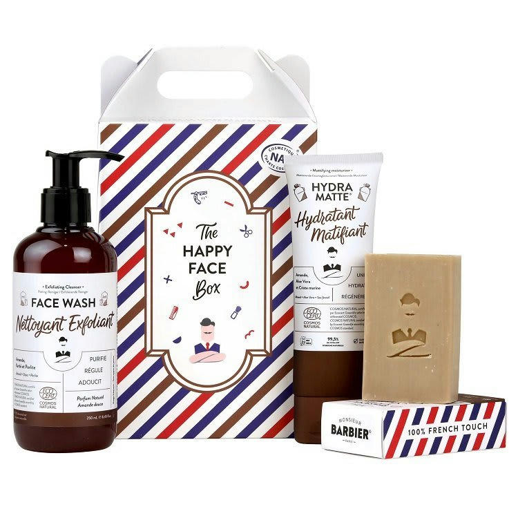 - THE HAPPY FACE BOX - Coffret de Soin Visage pour Hommes