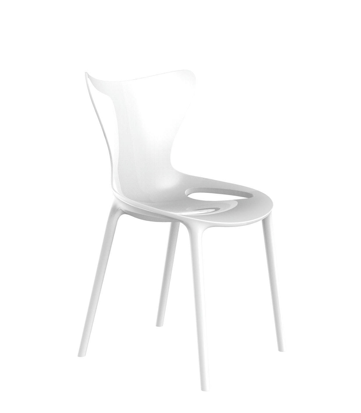LOVE KIDS - Chaise enfant blanc laqué