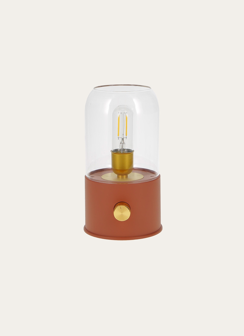 LAMPE LED à POSER STYLE VINTAGE TERRACOTTA