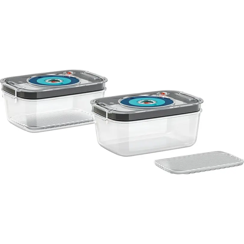 Vakuumbox 2er-Set Vakuum-Frischhaltedosen