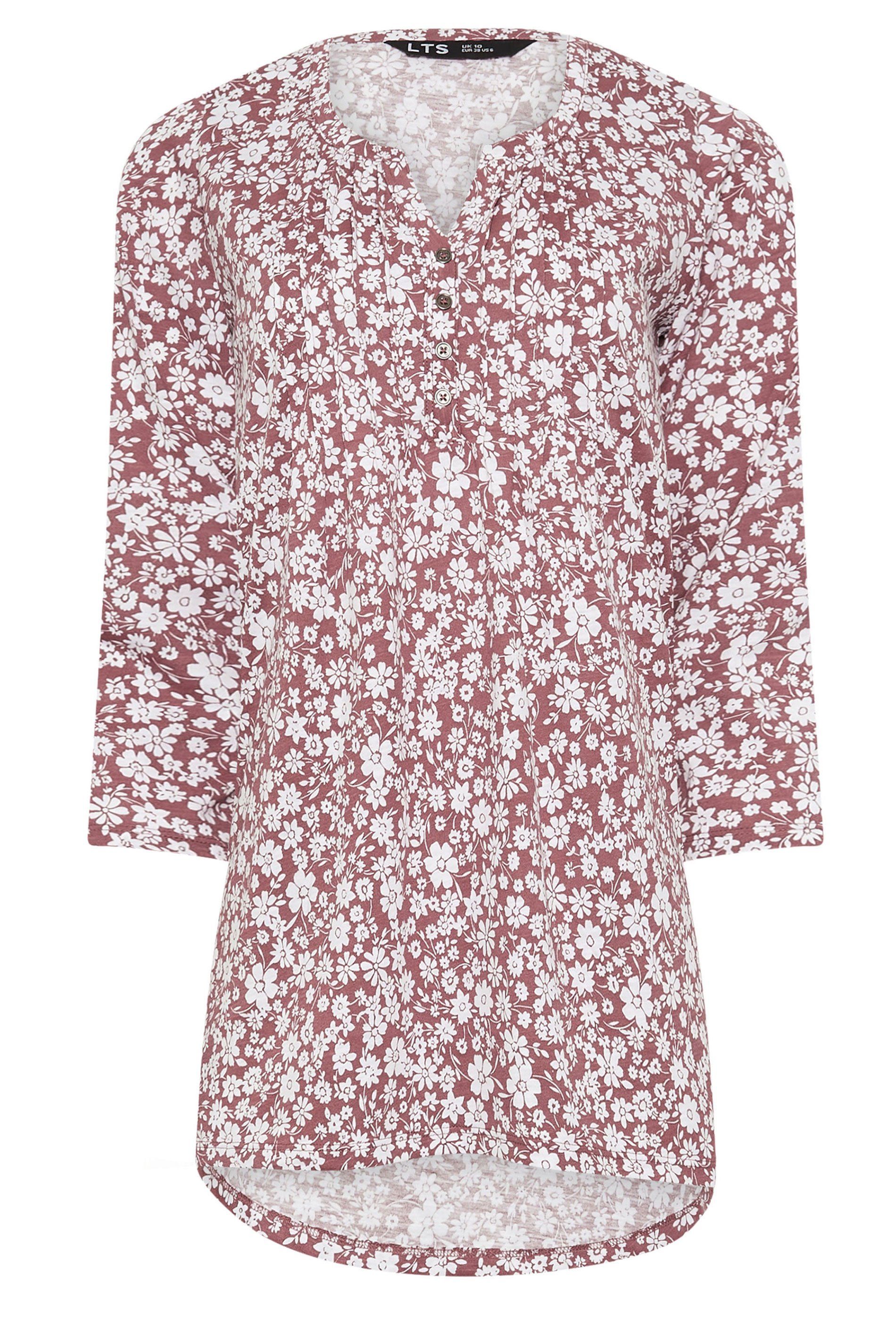 Long Tall Sally Tall Ditsy Floral Henley Top