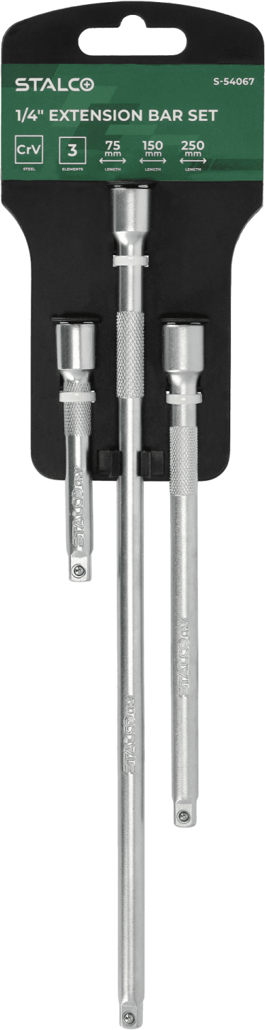 Zestaw przedłużek 1/4” STALCO S-54067