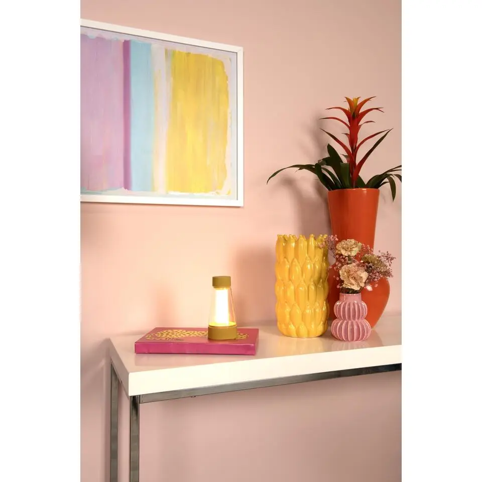 Lucide LORALI Tafellamp - Okergeel