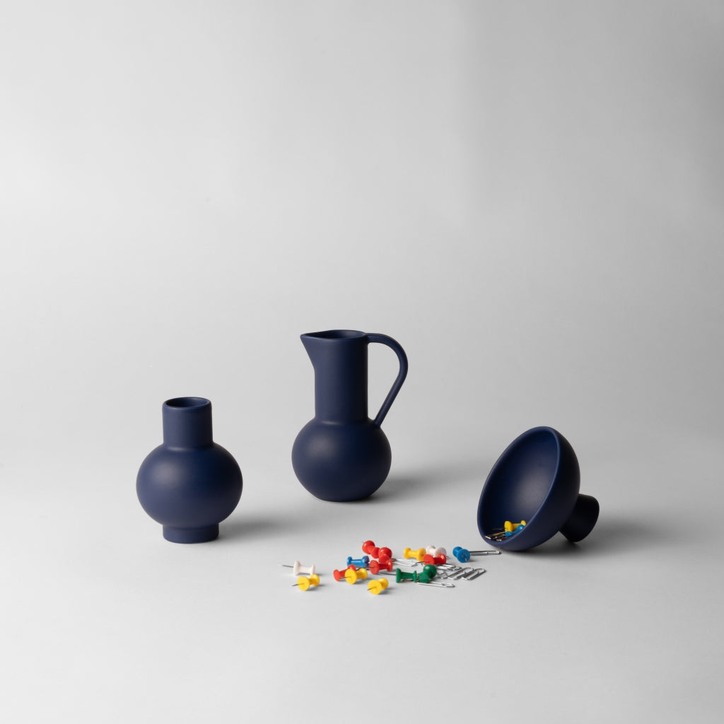 Blue Mini Pedestal Accent Bowl