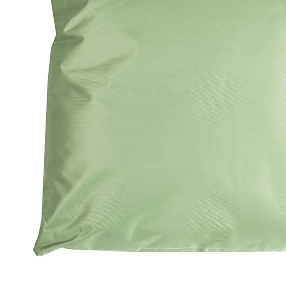 Coussin d'extérieur carré imperméable vert jade L.45 x l.45cm Deco&co