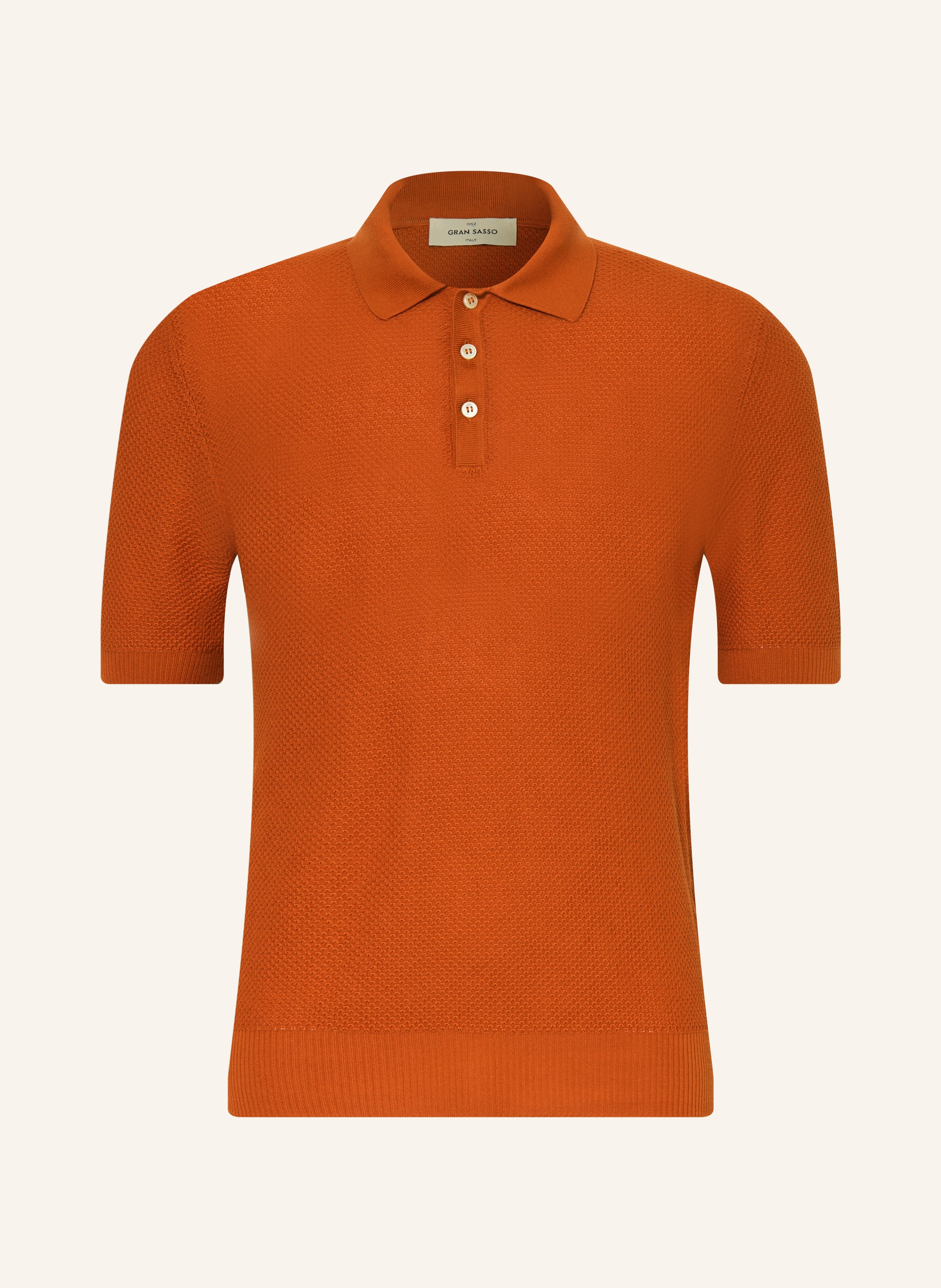 GRAN SASSO Strick-Poloshirt