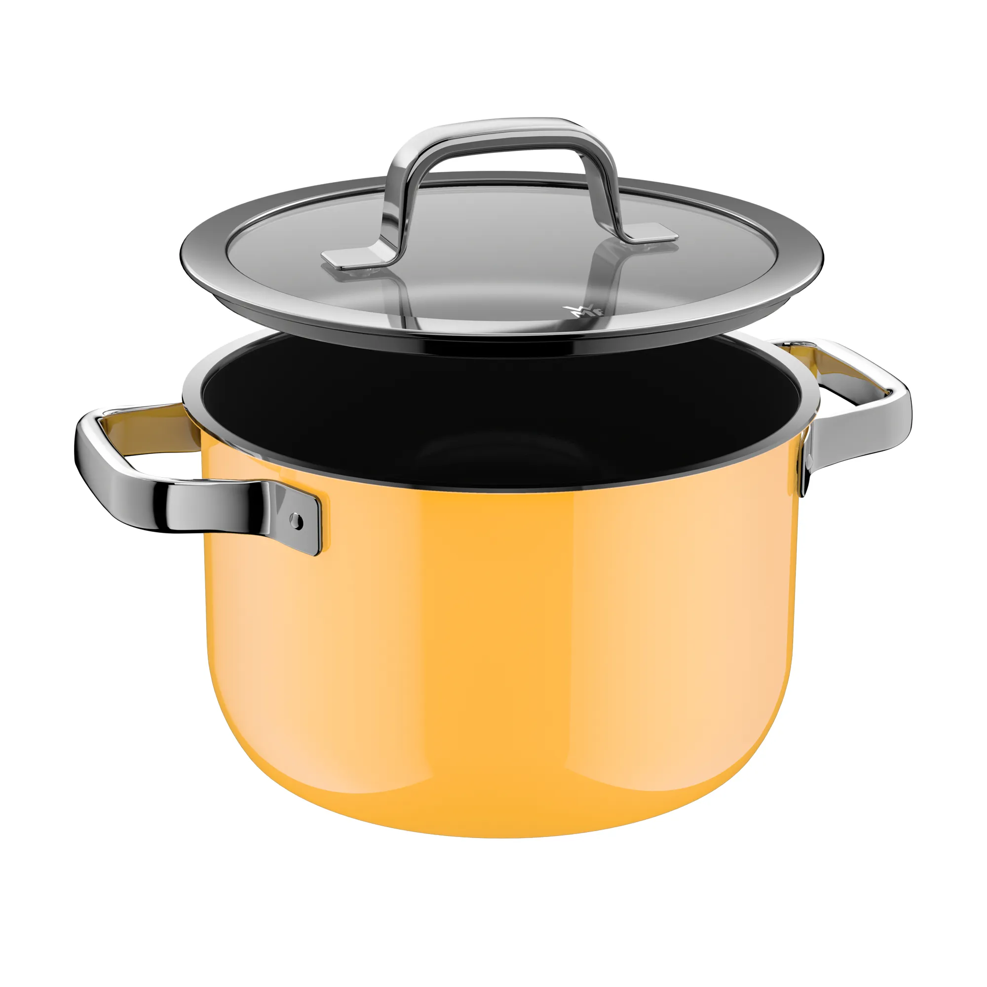 Fusiontec Mineral Pro, Soup Pot With Lid, 20 cm, Mango Yellow