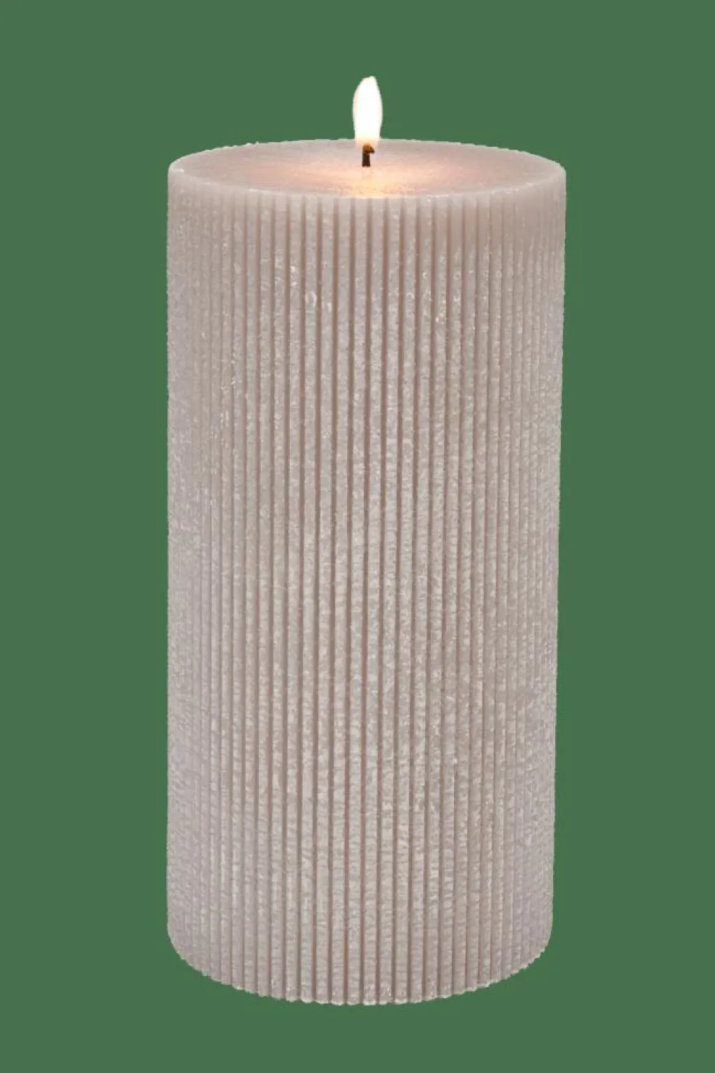 Bougies^CASA RUSTIC Rib Bougie Gris