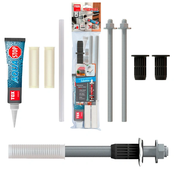 Abstandsmontagesystem »Thermo Proof«, ØxL: 12 x 400 mm, Inhalt 2 Stück