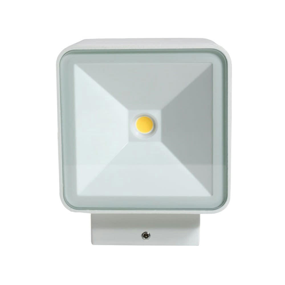 TORINO - Applique d'extérieur LED aluminium blanc 2x6W