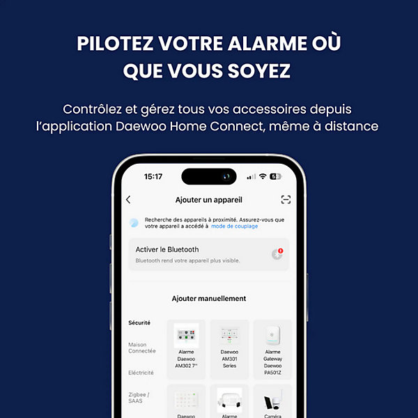 Alarme Maison Wifi &GSM Sans Fil Vigilia VIG503  - Kit Complet avec 2 Caméras Full HD intérieure / extérieure solaire et