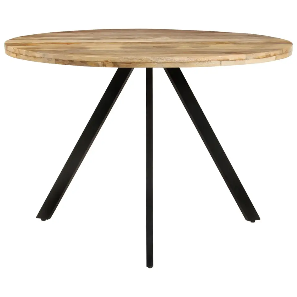vidaXL - Eettafel - Bruin - Hout - &Oslash; 110 x 75 cm