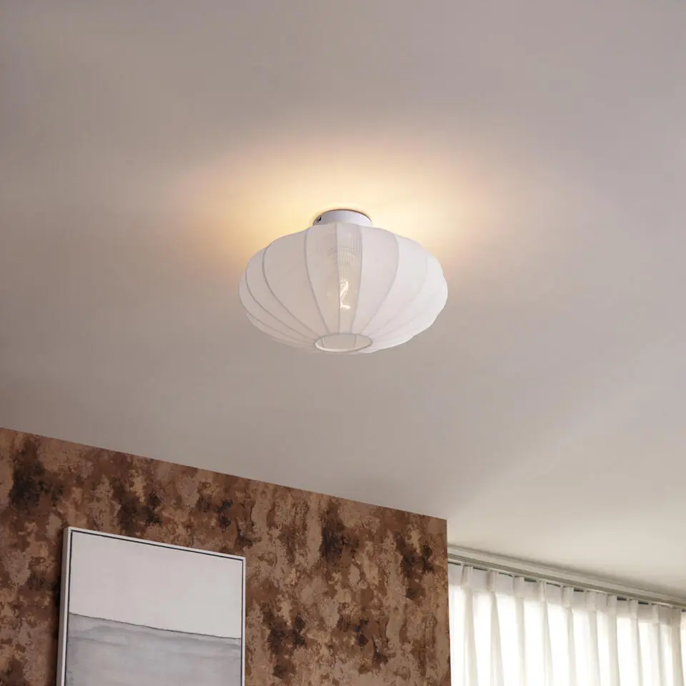 Qazqa plafondlamp bida wit e27