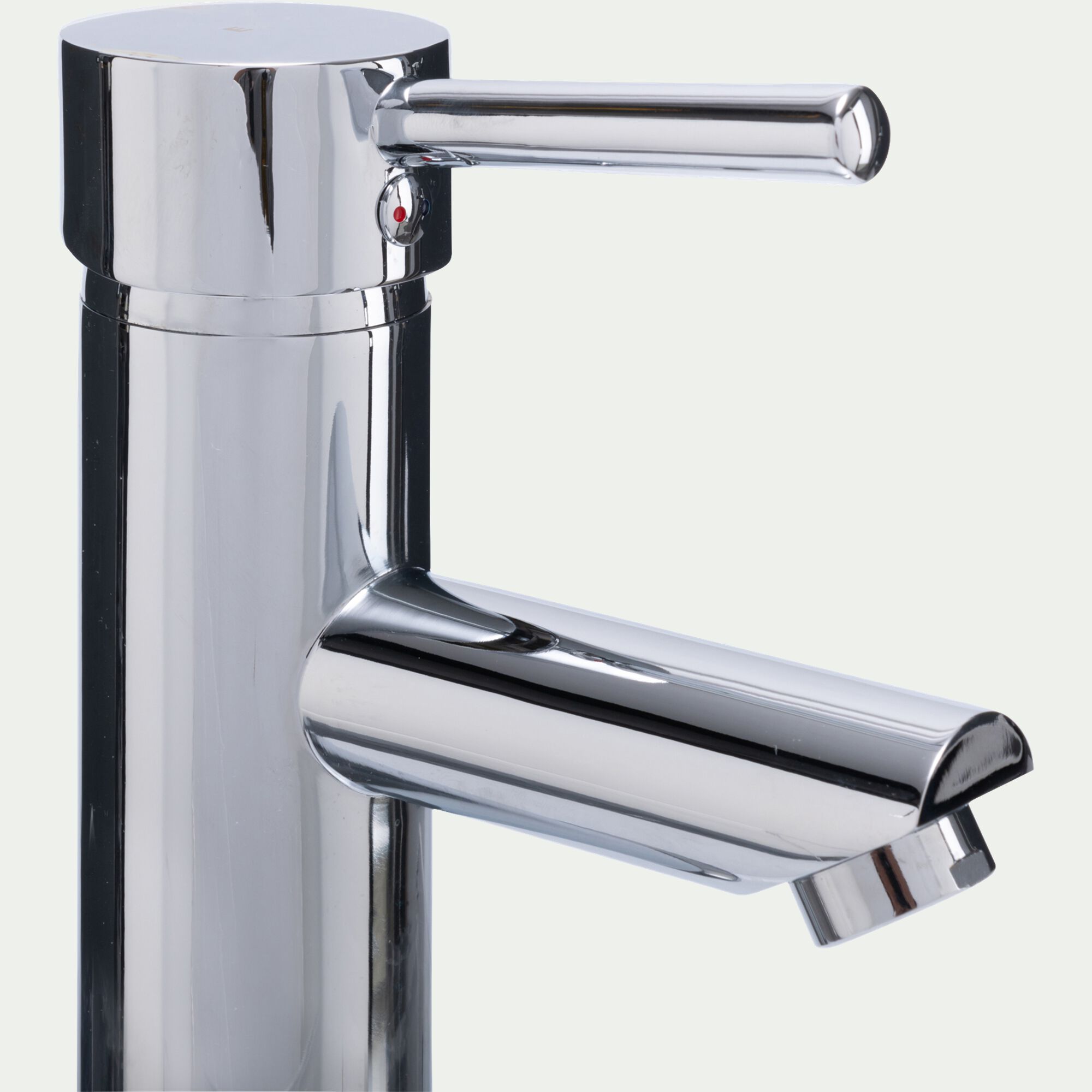 PEGASE - Mitigeur bas de lavabo en chrome H18,90cm - argenté