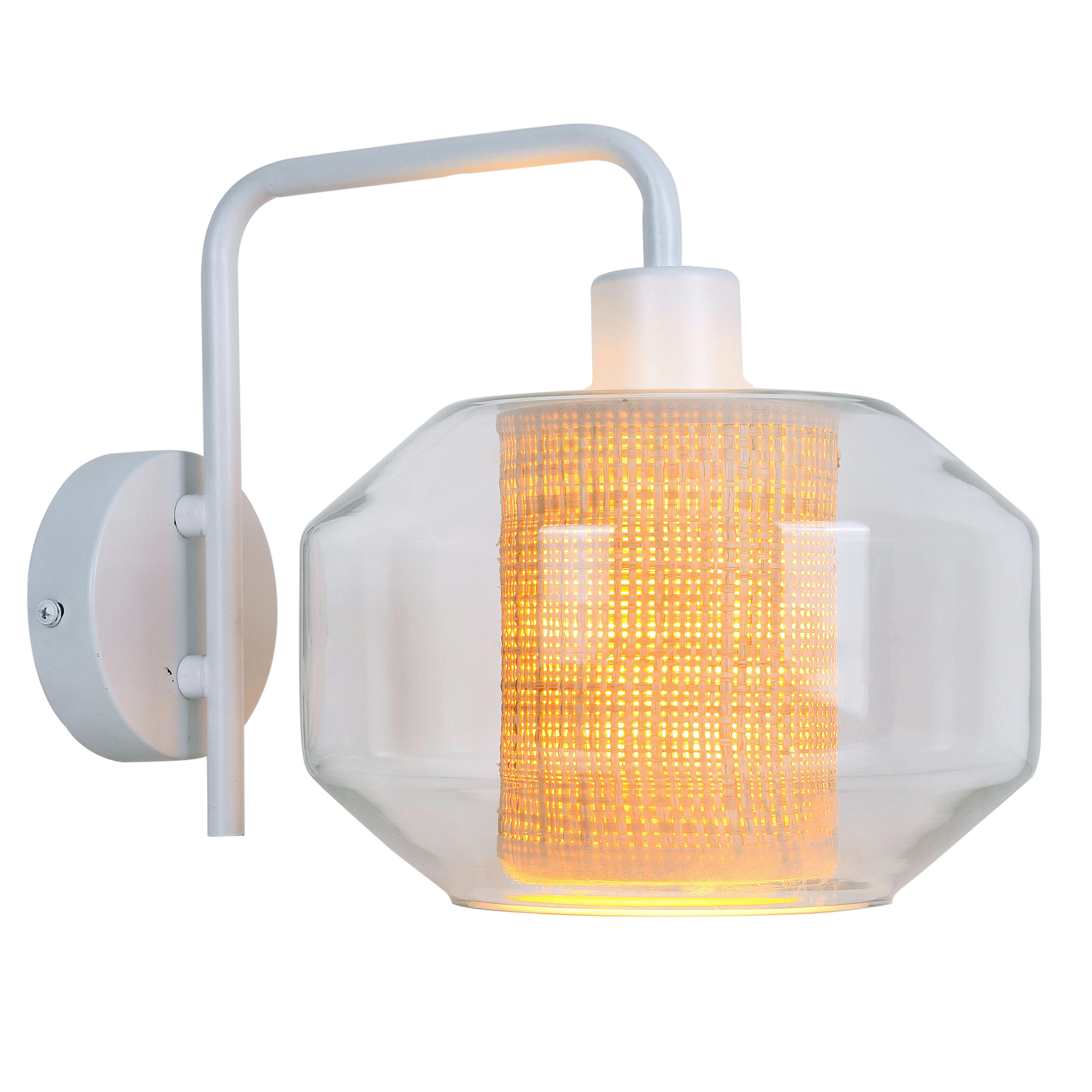 RAF - Applique murale en verre naturel