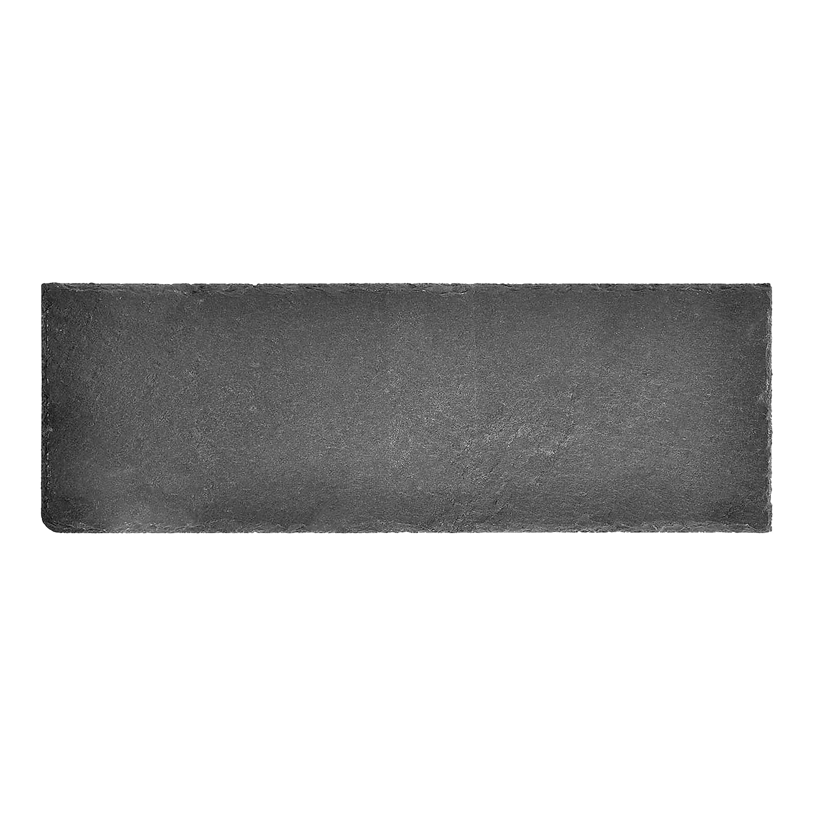 Schiefer-Servierplatte Esme Schwarz,L 380 x B 130 mm