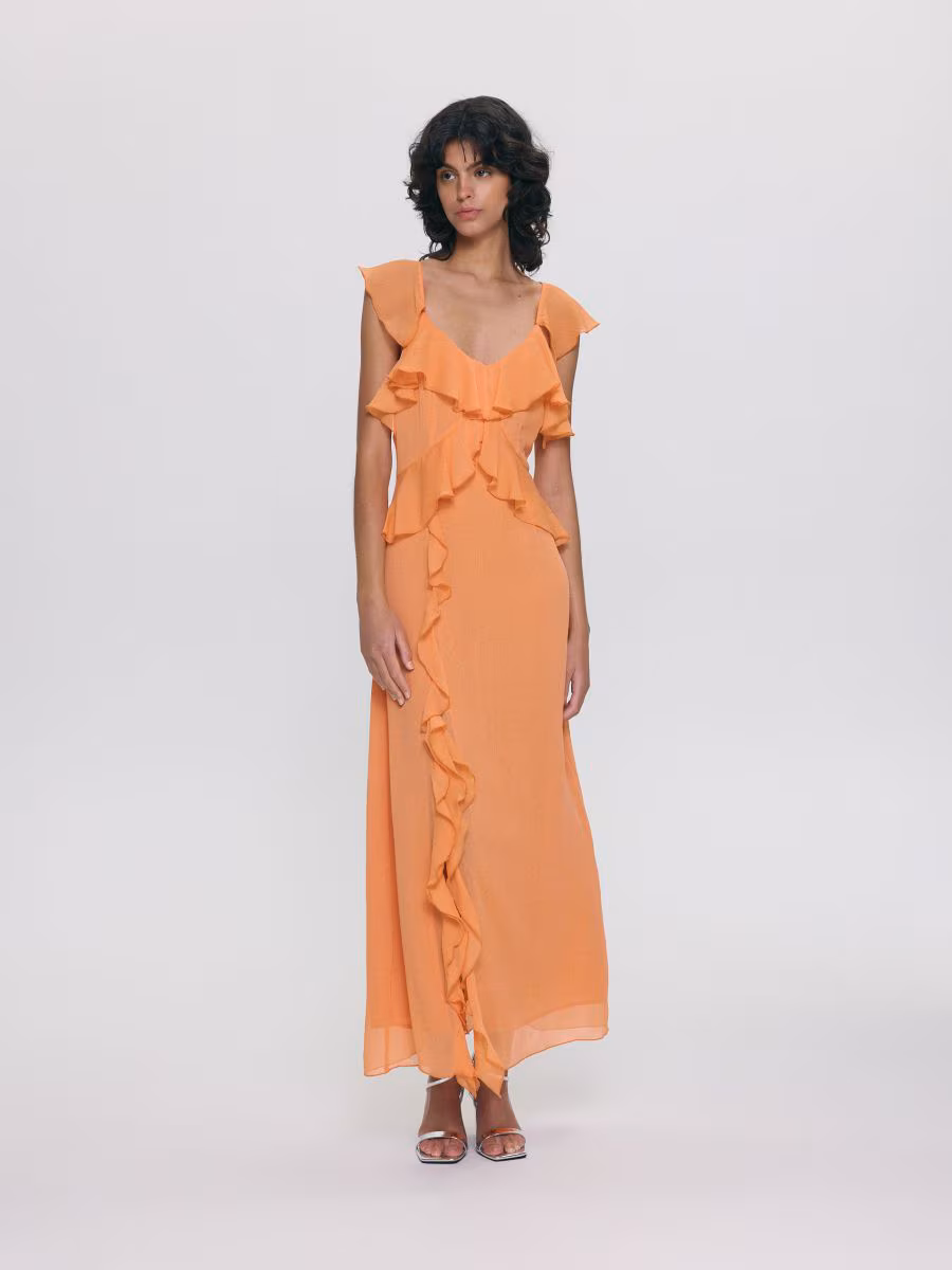 Dress With Ruffle Details