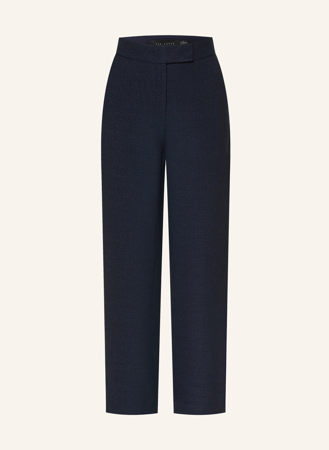 TED BAKER Marlenehose FLOXAT aus Bouclé mit Glitzergarn