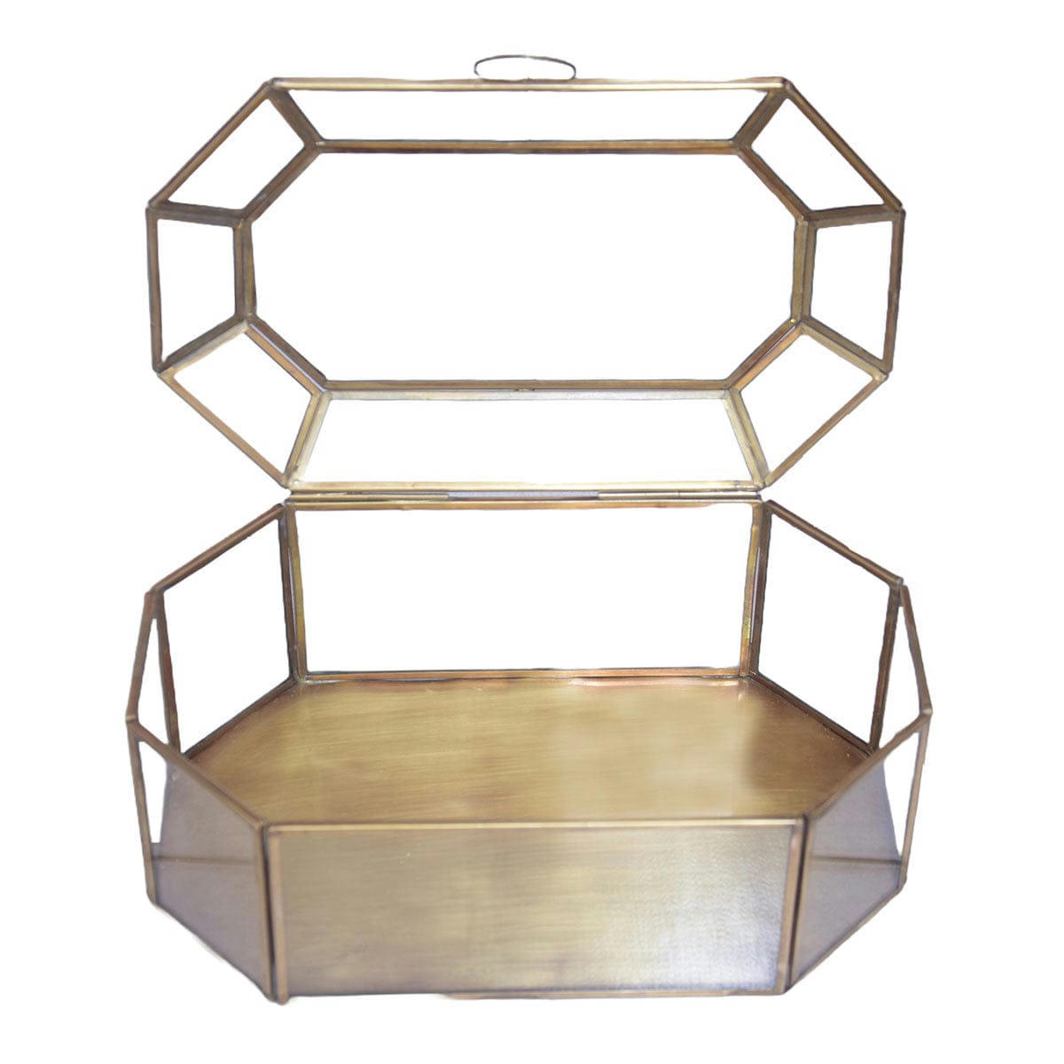 MIRA - Boîte à bijoux octogonale en métal