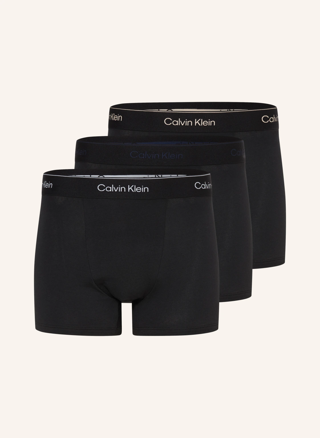 Calvin Klein 3er-Pack Boxershorts ICON COTTON Relaxed Fit