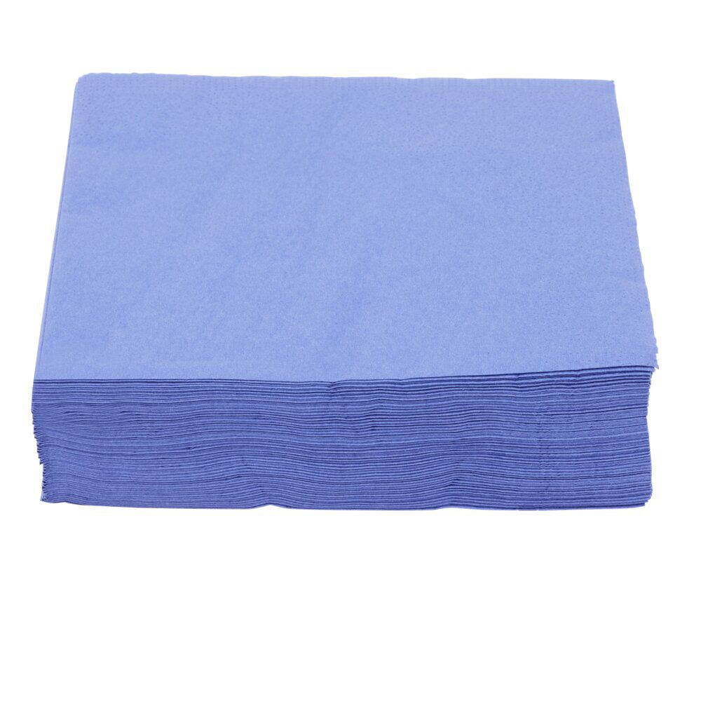 Serviette papier 33x33cm bleu nuit x50