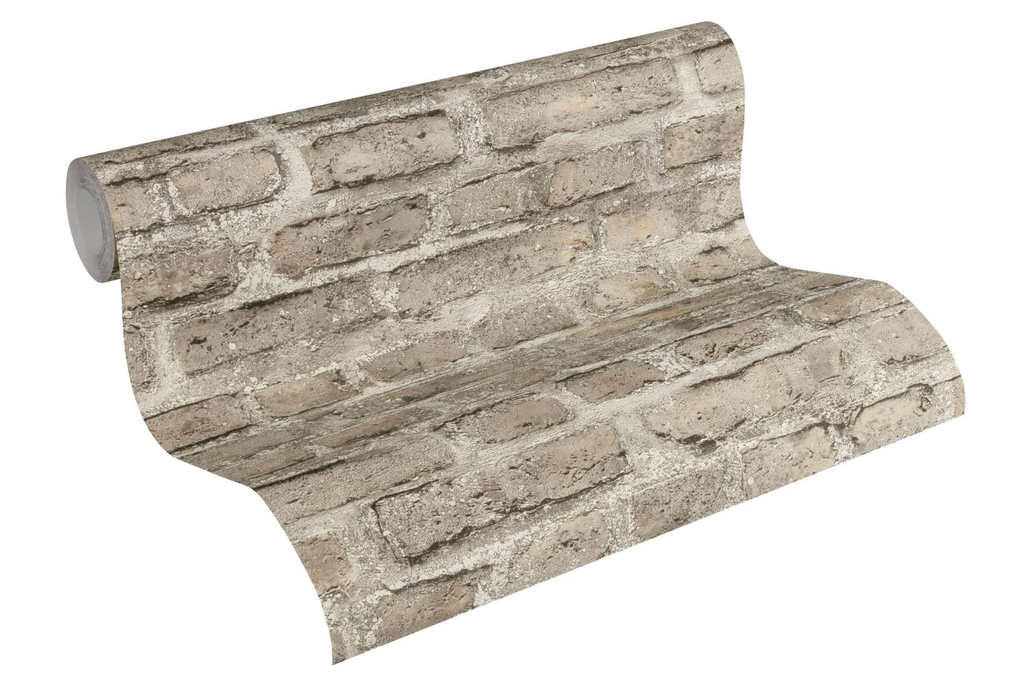 A.S. Création behang stenen muur lichtbeige - 53 cm x 10.05 m - AS-361394