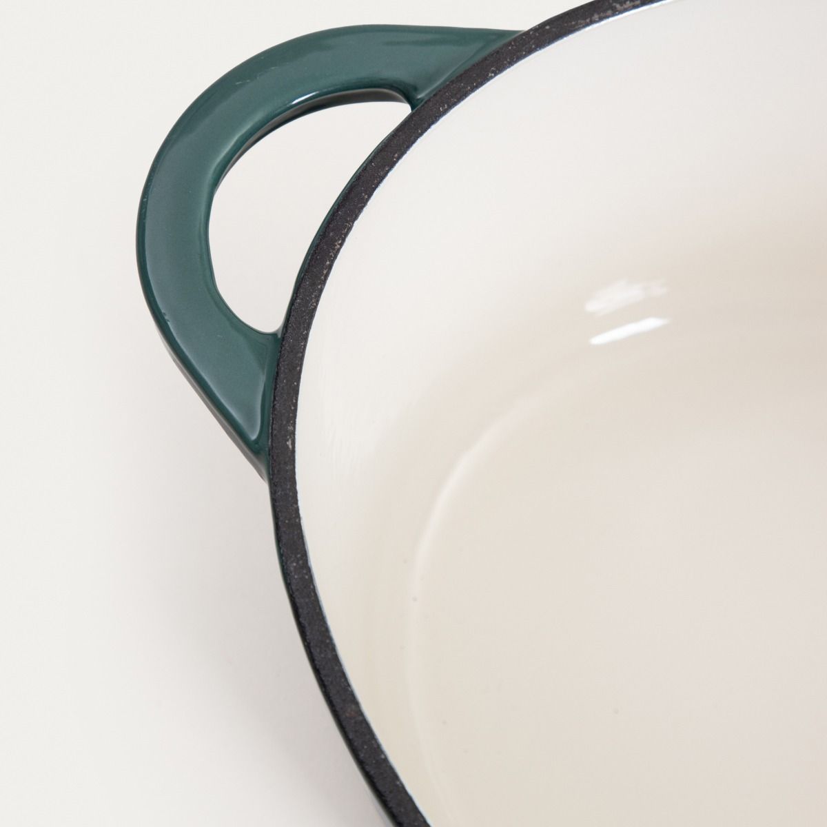 Garnek żeliwny ANDREAS zielony owalny ombre 4,5 l