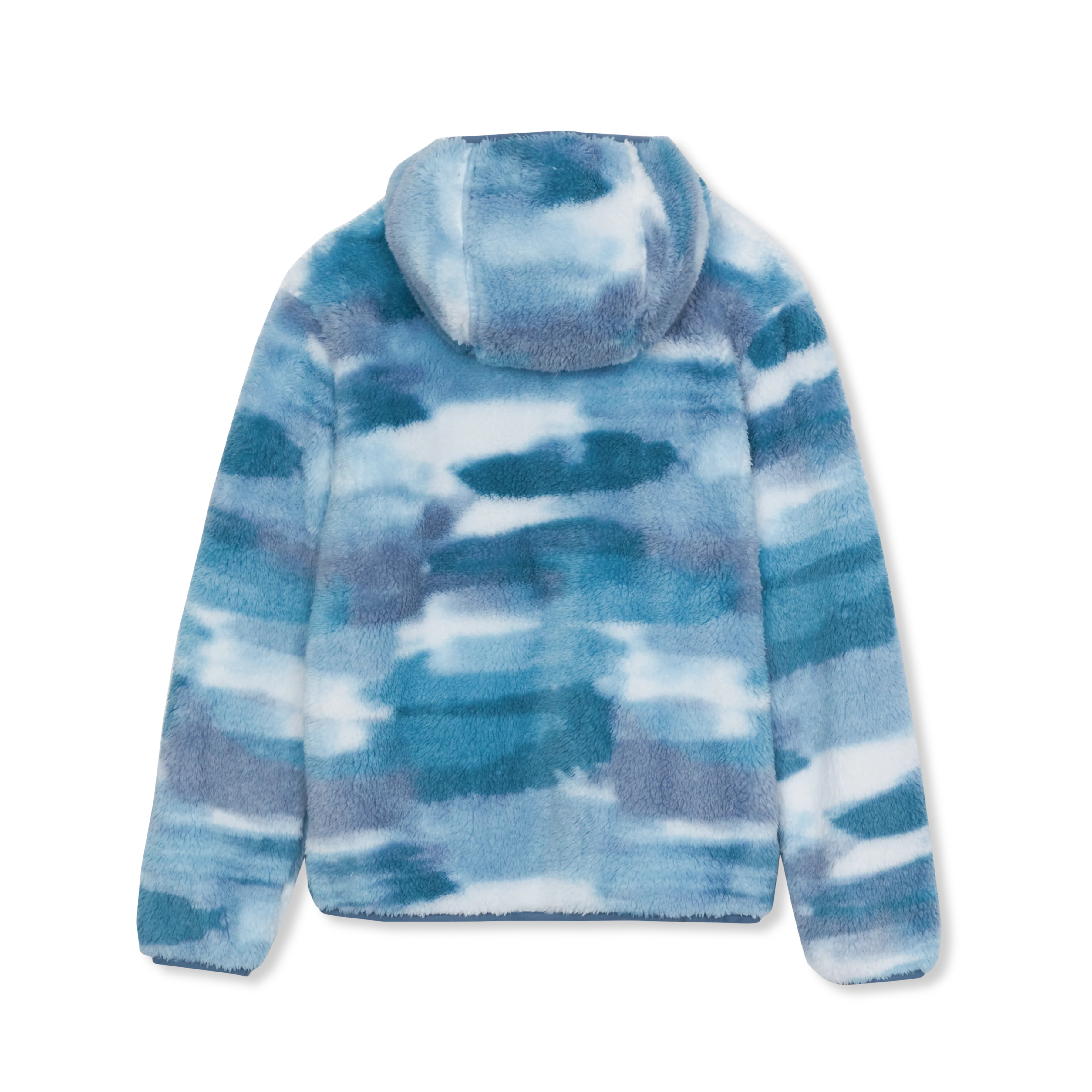 Kids' Hooded Quest Plush Fleece Jacket - Print