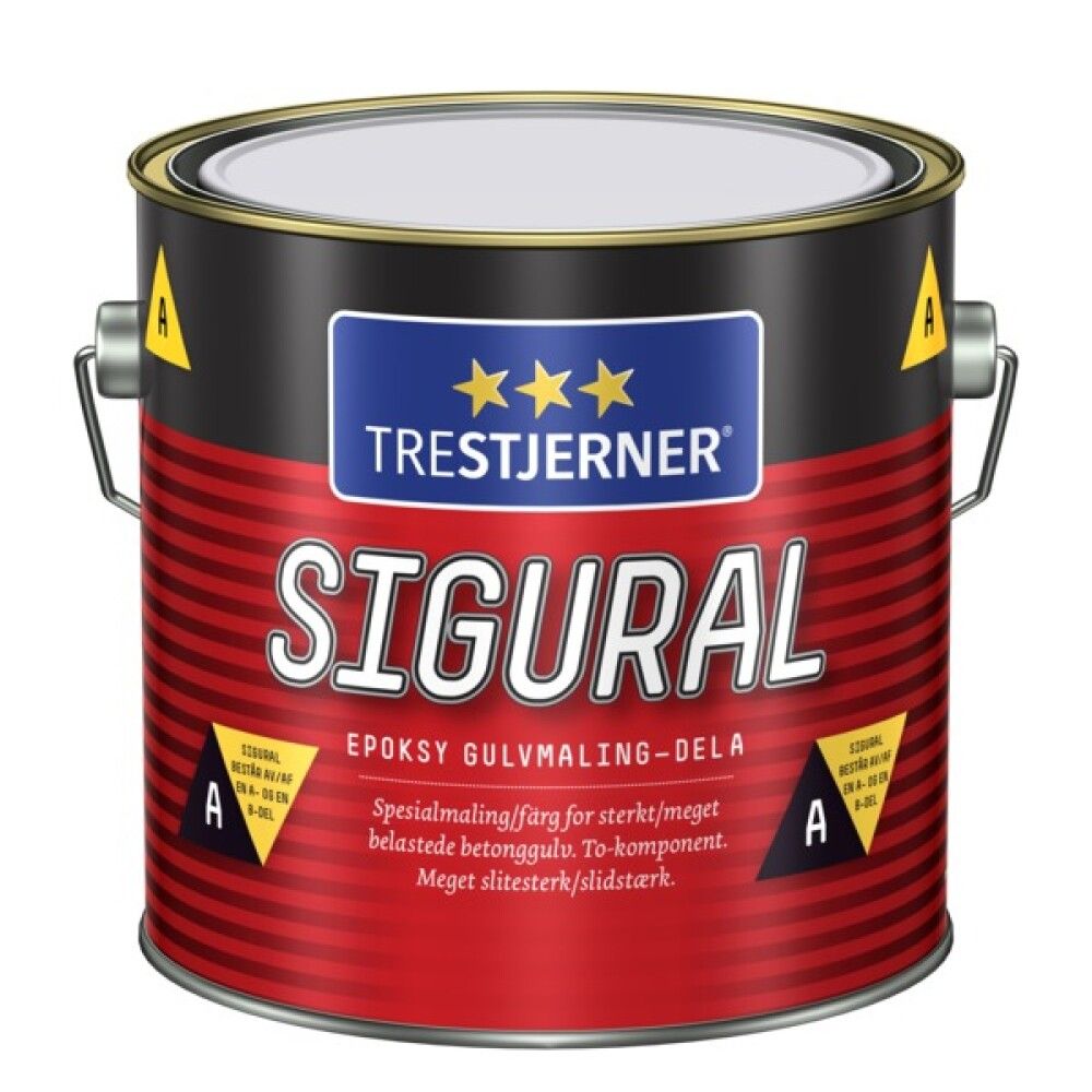 GULVMALING TRESTJERNER SIGURAL A-KOMP 20 KLAR GRUNNING 1,86