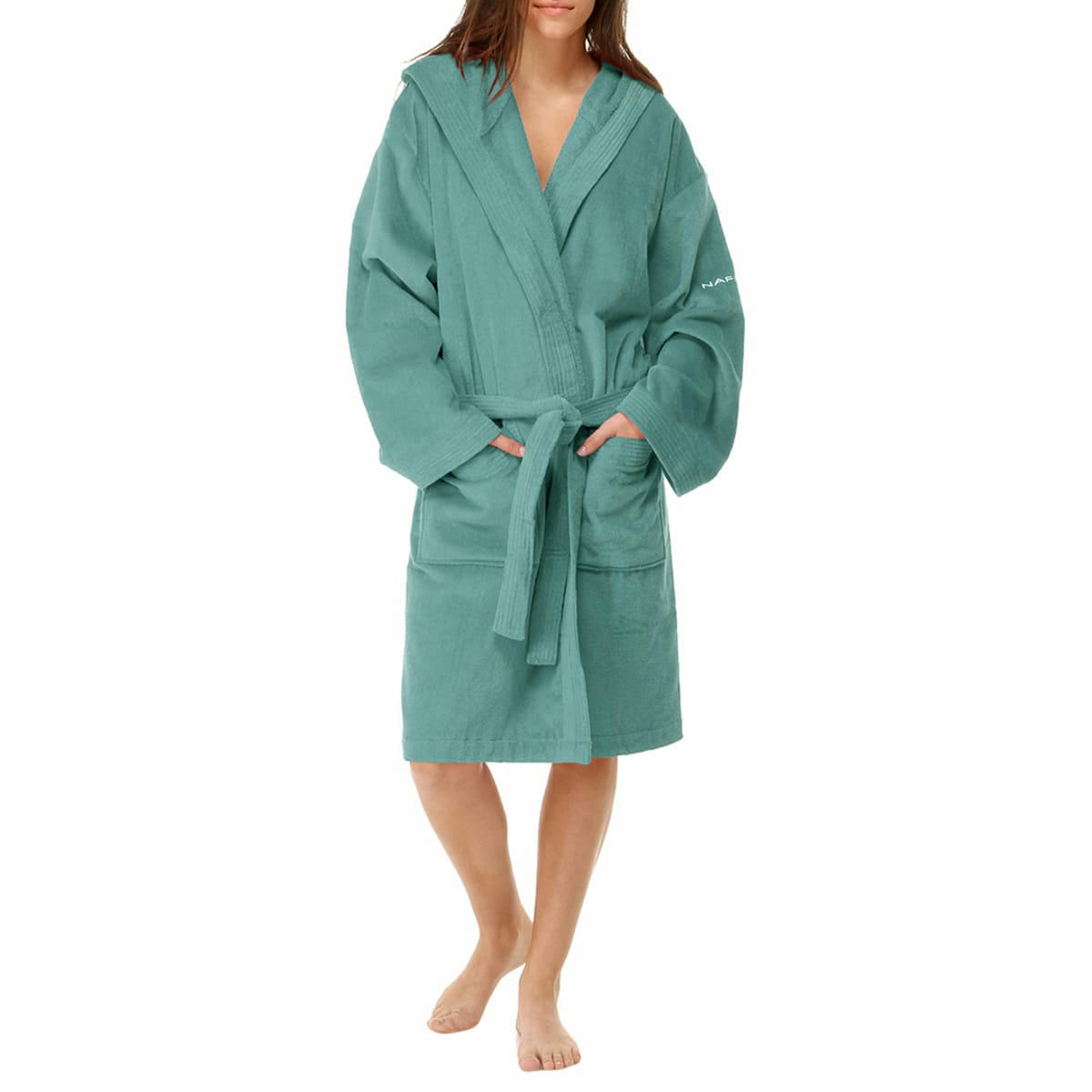 CASUAL P - Peignoir mixte - coton 380 g/m2 aigue-marine L-XL