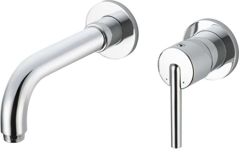 Delta 1-Handle Wall Mount Lav Faucet Trim, Chrome
