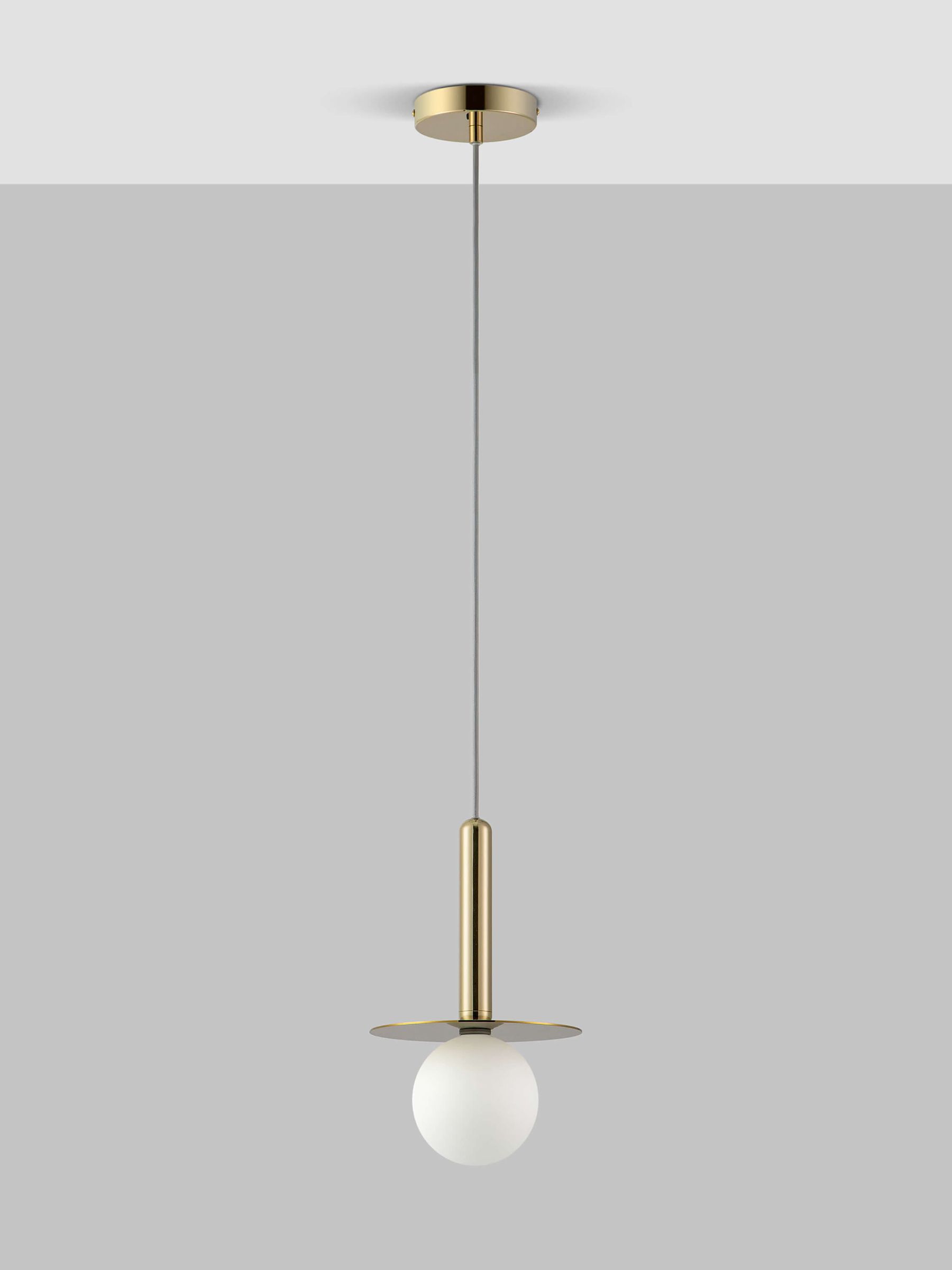 Houseof. Brass Plate Pendant Ceiling Light