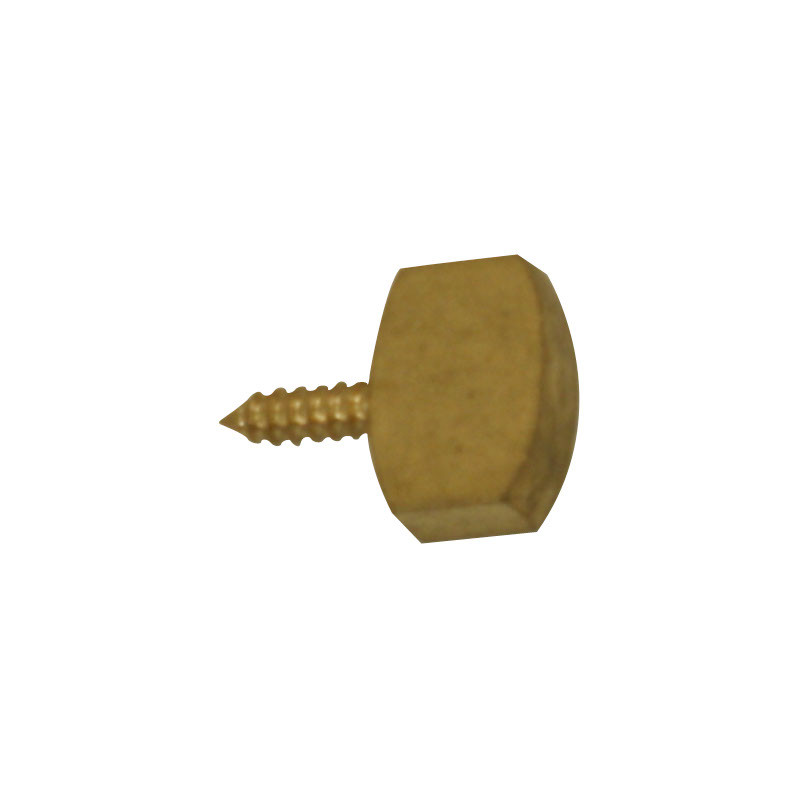 Taquet à visser en laiton Ø 5 mm 4 pièces TEKNIBOX