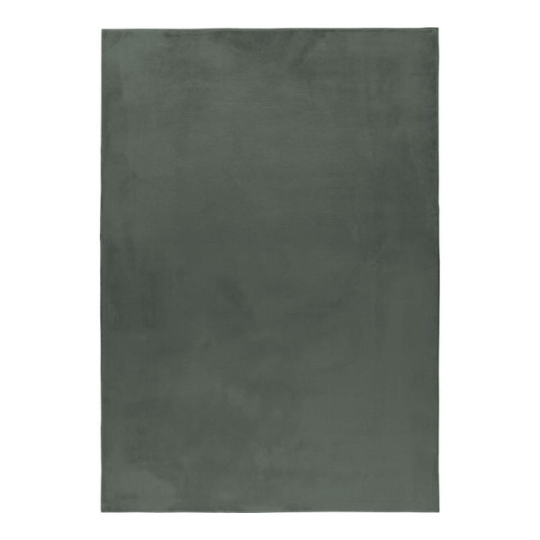 Dywan pluszowy Pouffy butelkowa zieleń 60 cm x 110 cm
