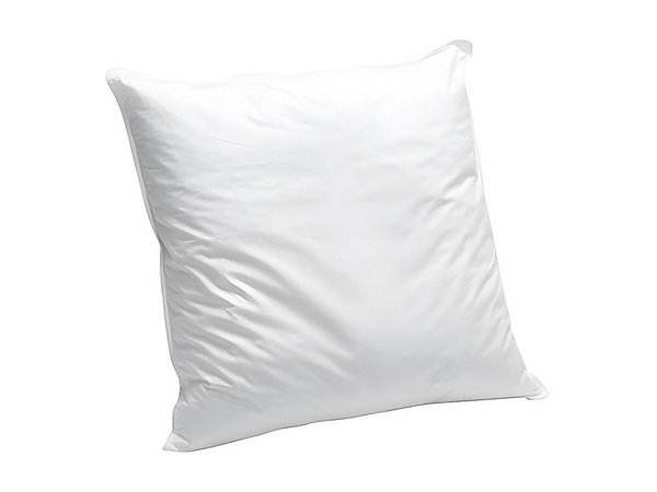 Oreiller en coton bio 60 x 60 cm de NATUREA - 550gr/m2- Blanc- NATURE CONFORT